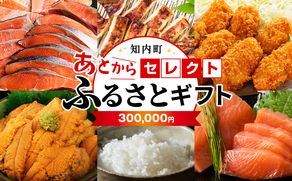 
                  あとからセレクト 【ふるさとギフト】《300,000円分》
                