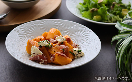 【波佐見焼】マリーゴールド　ボウルL 白 2枚セット　食器 皿【翔芳窯】[FE474]