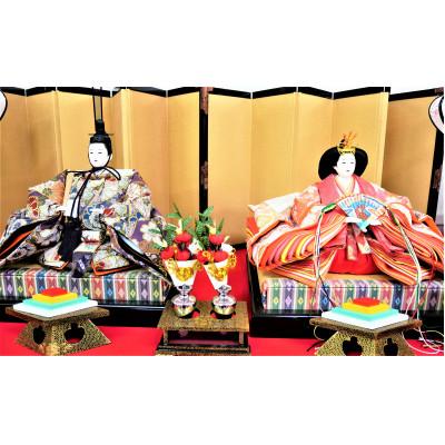 ふるさと納税 小野市 雛人形　京八番親王　桐3段10人毛氈飾り　No.8-002 |  | 01