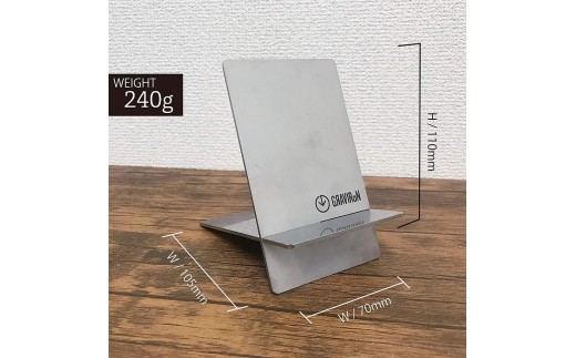 
                  GRAVIRoN 2plate MINI（スマホスタンド） スマホグッズ スマホ スタンド インテリア
                