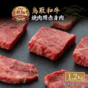 【ふるさと納税】鳥取和牛 焼肉 用 赤身 肉 1.2kg 約300g × 4パック 小分け 牛肉　ウデ　モモ