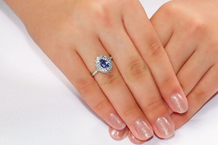 PT プラチナ タンザナイト リング KT-1215 指輪 ジュエリー