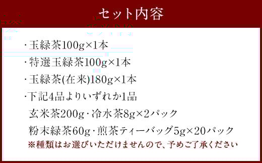 生田製茶 飲み比べお楽しみセット 緑茶 茶葉 お茶