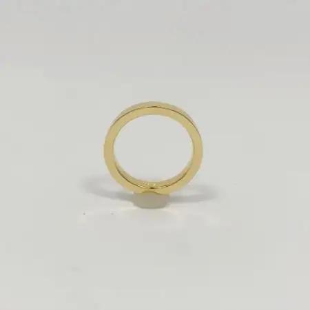 アクセサリー 指輪(鍛造)K18イエローゴールド  ストレート平角デザイン サイズ 21号【配送不可地域：沖縄県】【1772462】