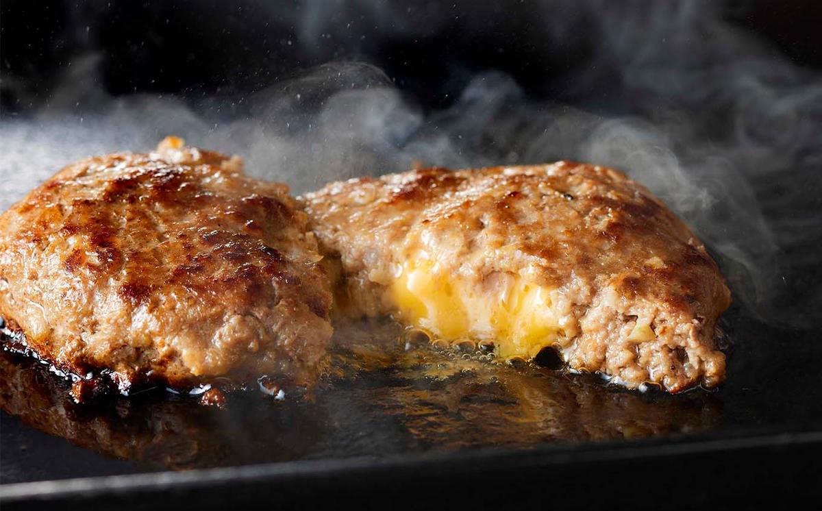 北海道産 黒毛和牛 こぶ黒 チーズ イン ハンバーグ 20個  和