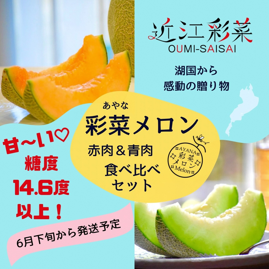 
            彩菜メロン食べ比べセット
          