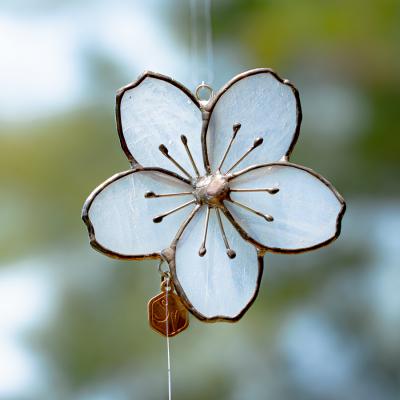 ふるさと納税 大月町 ステンドグラス 月光桜 モチーフ サンキャッチャー 手作り インテリア雑貨  ハンドメイド 雑貨 |  | 01