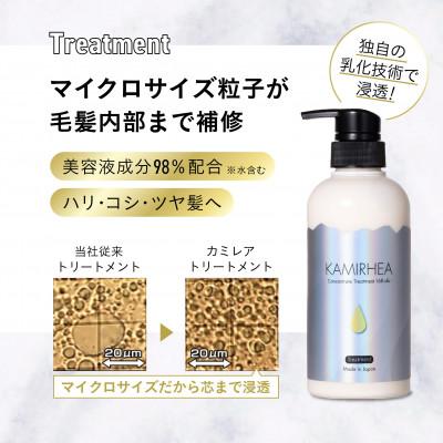 ふるさと納税 一関市 「カミレア」ツヤ美髪に導くシャンプートリートメントセット |  | 03