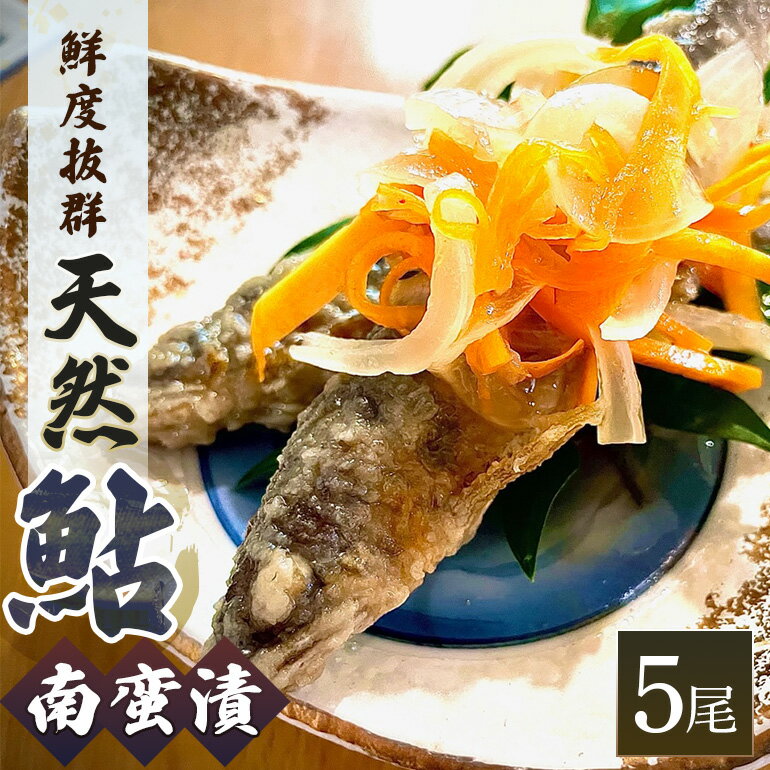 【ふるさと納税】天然 鮎 南蛮漬 5尾／ 冷凍 いとう あゆ 川魚 おかず ご飯のお供 調味 ご自宅用 家庭用 ギフト 贈答用 三重県 大台町 (316)
