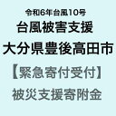 【ふるさと納税】【令和6年台風10号被害支援緊急寄附受付】大分県豊後高田市災害応援寄附金（返礼品はありません）