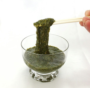魚介類 海藻 /能登半島七尾産 天然アカモク「海のじねんじょ」（120ｇ×8パック）無着色 冷凍