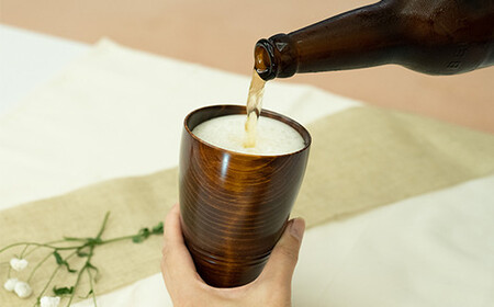 漆こっぷ -曉-壱 （ 赤松 ・ 茶 ） ＜ゆうび＞  ／ 拭き漆仕上げ 漆塗り 食器 コップ 漆器 カップ グラス タンブラー 木製 漆製品 プレゼント ギフト 贈り物 誕生日 自宅用 家庭用 普段