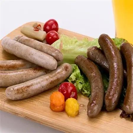 黒豚2種のソーセージセット【龍泉洞黒豚100%使用】食品添加物不使用_肉 ソーセージ・ウインナー 豚肉 _【配送不可地域：離島】【1401811】