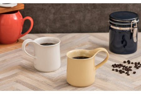 【美濃焼】ドリップコーヒーセット ダブル ピンク【ZERO JAPAN】食器 コーヒーカップ キャニスター ドリッパー マグカップ ティーカップ ティーセット コーヒー豆 珈琲 保存容器 ペア 夫婦 