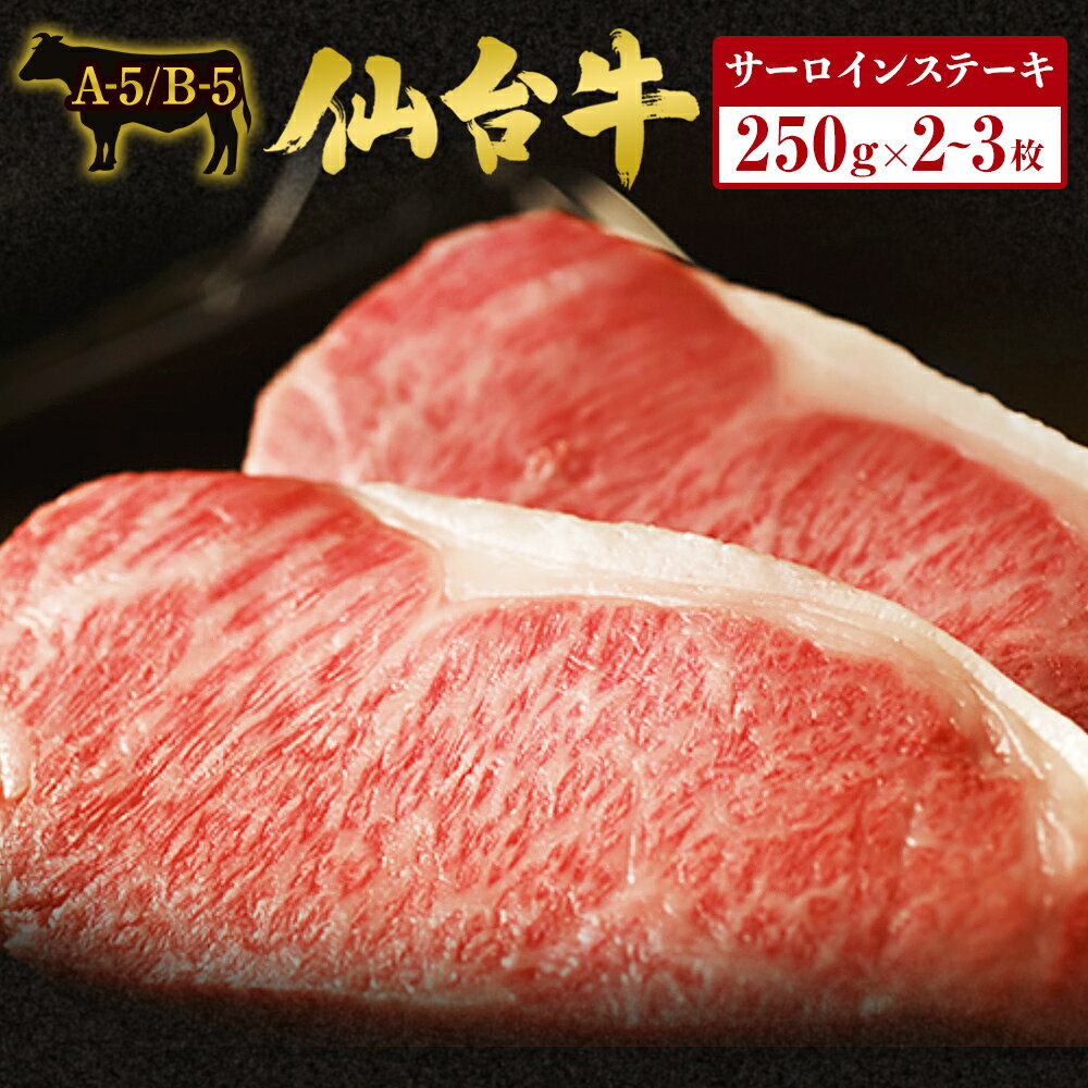 【ふるさと納税】仙台牛 サーロインステーキ 250g × 2枚 雌牛 牛正 国産牛 和牛 キャンプ アウトドア 贈り物 ギフト 冷凍 送料無料
