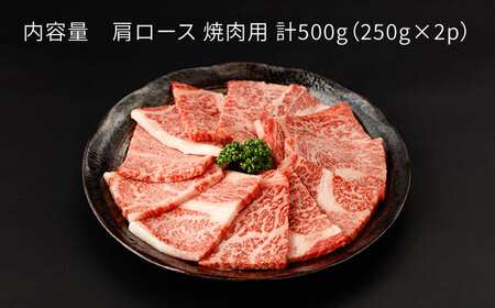 佐賀牛  肩ロース 焼肉用 計500g(250g×2p)【一ノ瀬畜産】[NAC028] 佐賀牛 黒毛和牛 牛肉 佐賀 牛肉焼肉 牛肉焼き肉 牛肉BBQ 牛肉肩ロース 牛肉カタロース アウトドア 