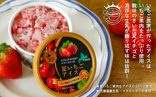 果肉55%「夏いちごアイス(6個)」【全4回定期便】[22-997]_イメージ2
