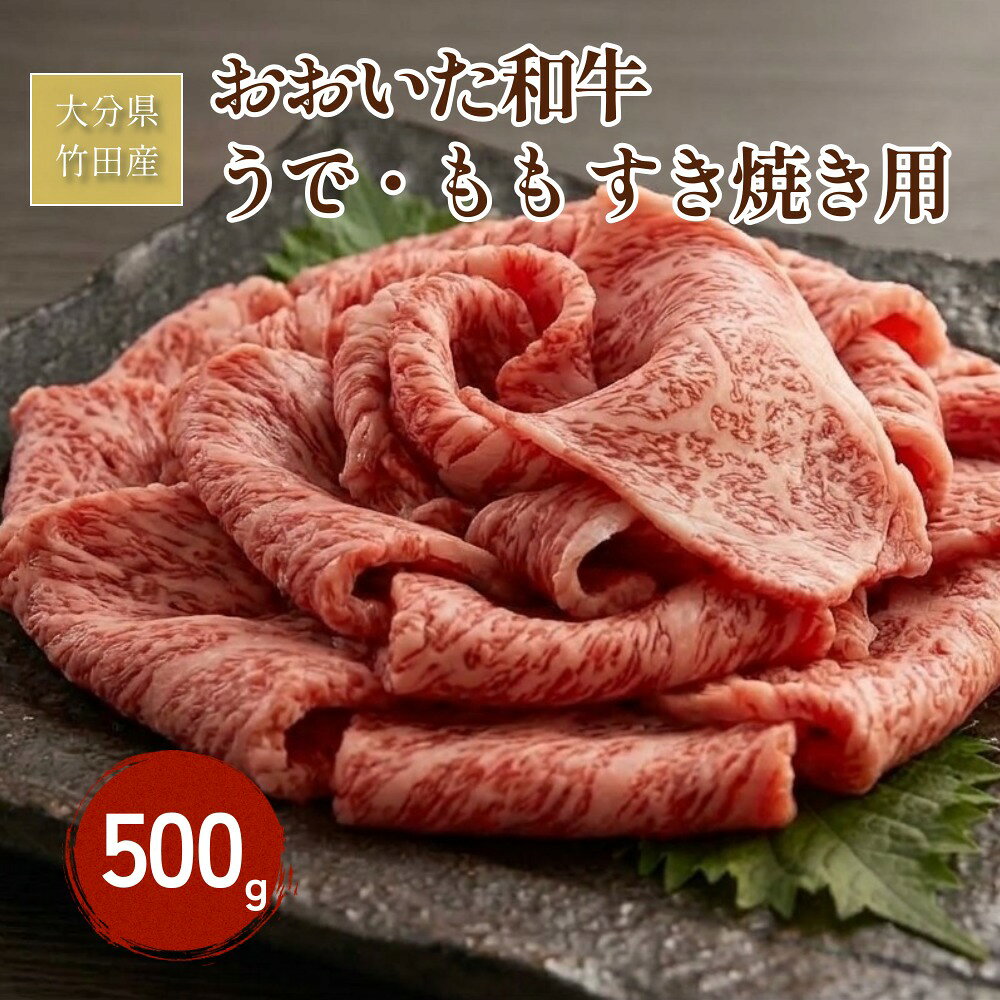 【ふるさと納税】大分県竹田市産 おおいた和牛 うで・もも すき焼き用 【500g】