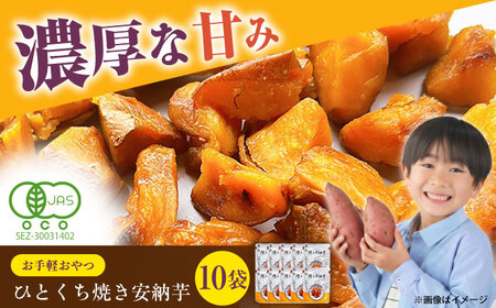 ひとくち焼き安納芋 10袋 五島市/株式会社アグリ・コーポレーション[PDB031]