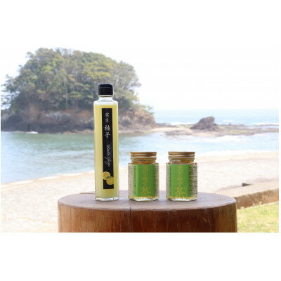 【ふるさと納税】実生ゆず果汁とゆず茶2個セット【配送不可地域：離島】【1465905】