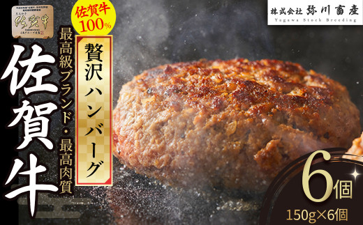 OD3x2 佐賀牛100％の贅沢ハンバーグ 150g×6個 手造り 佐賀牛100% 国産牛 和牛 ブランド牛 牛肉 肉 高級 人気 おすすめ 佐賀県 太良町