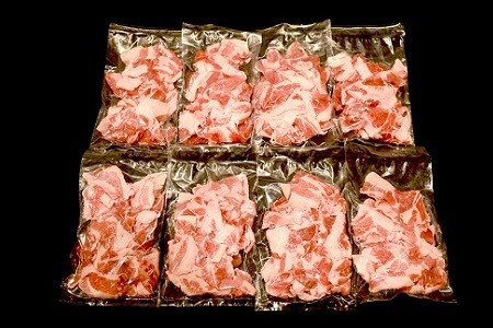 【 豚肉 】 京丹波高原豚 こま切れ 2kg 豚肉