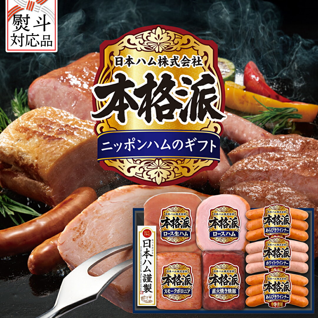 【ふるさと納税】 【 熨斗 対応品 】 日本ハム 筑西工場 本格派 ギフトセットB 肉 にく 贈答 ギフト 詰め合わせ ハム ソーセージ ウィンナー 生ハム 焼豚 お中元 お歳暮