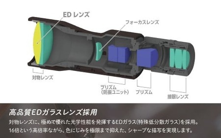 ビクセン 正規品 軽量 双眼鏡 ATERAII EDH16x50WP ブラックブラウン | 所沢 双眼鏡 ブランド おしゃれ 人気 FN-Limited-PR
