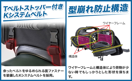 タナックス【T041】MFK-293 ミニフィールドシートバッグEX（ブラック）タナックス株式会社《3月上旬-4月上旬頃出荷予定》シートバッグ ツーリング バッグ バイク用品 アウトドア レインカバー