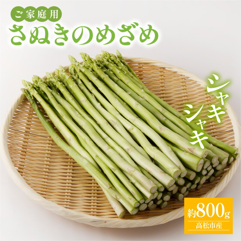 【ふるさと納税】ご家庭用 さぬきのめざめ 約800g アスパラガス【2026-4月上旬～2026-11月上旬配送】 | 訳あり 国産 甘い ジューシー 柔らかい オリジナル品種 自宅用 おうち時間 おすそ分け お取り寄せ 新鮮 野菜 香川県 高松市