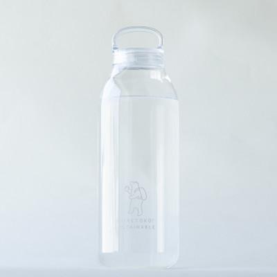 ふるさと納税 斜里町 知床トコさん　ウォーターボトル　クリア　950ml×1本　常温で水が飲める 耐熱マイボトル
