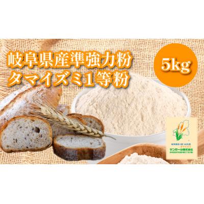 ふるさと納税 各務原市 岐阜県産準強力粉(タマイズミ1等粉)5kg【1225】