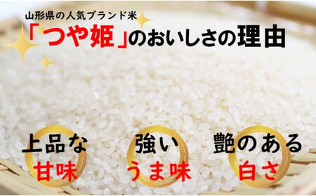 人気のブランド米　つや姫　白米　10kg（飯豊町産）【新米予約】(R7年産）