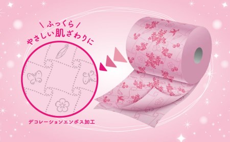 トイレットペーパー ダブル 96ロール ローズ トイレット