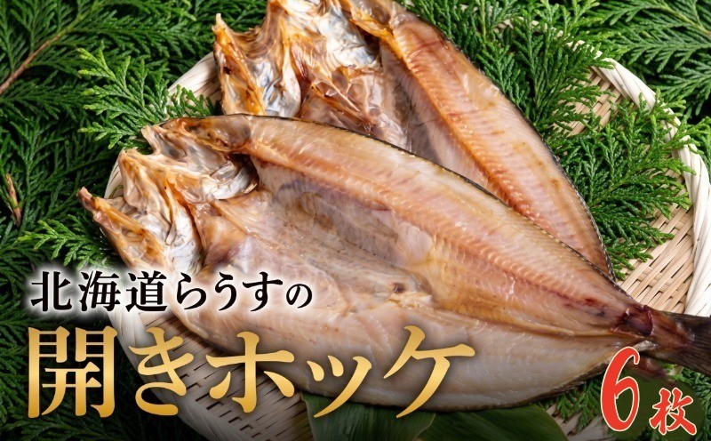 
                  開き ホッケ 6枚 北海道 らうすのホッケ ほっけ 開きほっけ 開きホッケ 干物 魚 焼き魚 ふるさと納税 人気 おすすめ ランキング 北海道 美幌町 【配送不可地域：離島】
                
