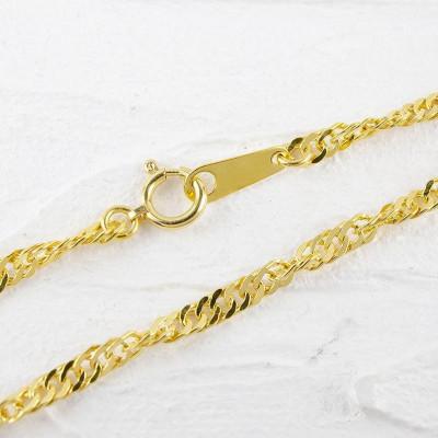 ふるさと納税 昭和町 純金 24金 ブレスレット スクリューチェーン 全長18cm 210325mro102k24b18 |  | 03