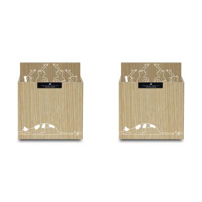 ふるさと納税 和歌山市 バスク SHIPPO ペンスタンド S 25本 ナチュラル 2個組 かわいい木製ペン立て | 