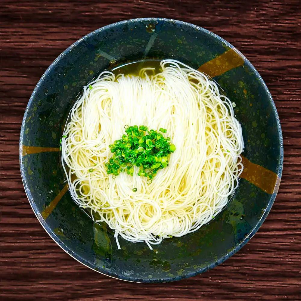 【つるっと！のどごし】島原手延そうめん 塩ラーメンスープ 3食セット 50g×6束 / 麺 乾麺 手延べ そうめん 素麺 そうめん ソーメン ラーメン 南島原市 / 三和サービス株式会社[SGB002