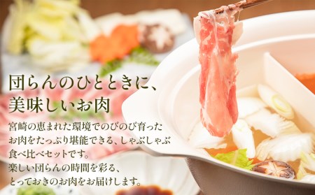 宮崎県産豚 皿盛しゃぶしゃぶ切り落しセット(計1.5kg)　肉 豚 豚肉