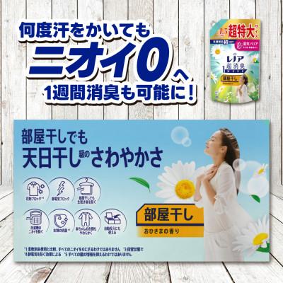 ふるさと納税 高崎市 レノア 超消臭 柔軟剤 みずみずしく香るフレッシュグリーンの香り 詰め替え 超特大1380mL×6個 |  | 01