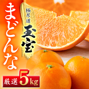 「玉宝ブランド」【まどんな】5kg　※紅まどんな と同品種【H64-63】【1621007】 YWTY052