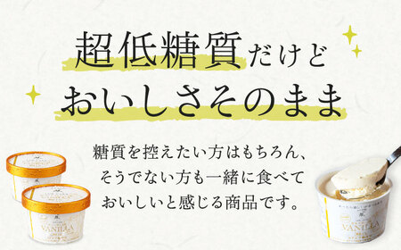 【全6回定期便】バニラとチョコの交互お届け！然オリジナル バニラアイスクリーム・チョコレートアイスクリーム スイーツ デザート アイス アイスクリーム チョコ バニラ 低糖質 お菓子 スイーツ 大阪府