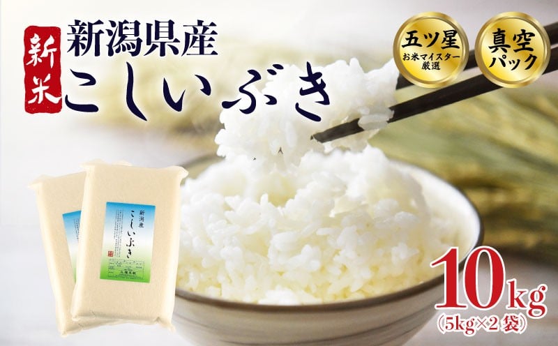 
            【新米】 こしいぶき 10kg 令和7年産 選べる 配送月 五つ星お米マイスター 真空パック 米 新米 新発田産 備蓄 非常 防災 長期保存 アウトドア こめ お米 新潟県 新発田市 新潟県産 三糧 sanryo014P
          