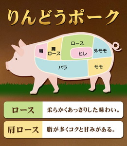 熊本県産 りんどう豚 ブロック ロース 4kg 株式会社フジフード《30日以内に出荷予定(土日祝除く)》 熊本県 菊池市 豚肉 ブロック肉 ロース 肩ロース 九州産 国産