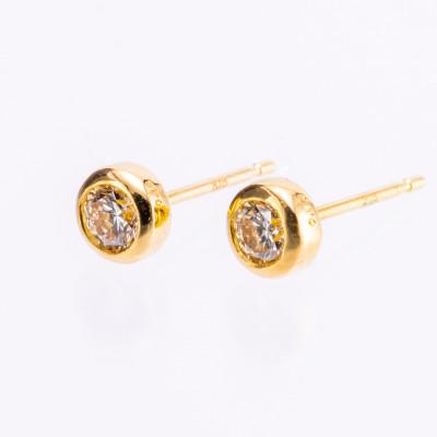ふるさと納税 山梨県 【山梨県】【ジュエリー】K18 Sirius/シリウス ダイヤモンド0.3ct ピアス |  | 03