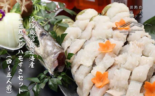 
                  丸ごと一匹！天然はもすきセット
                