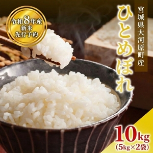 ひとめぼれ 5kg×2袋 令和8年産 新米 白米 精米