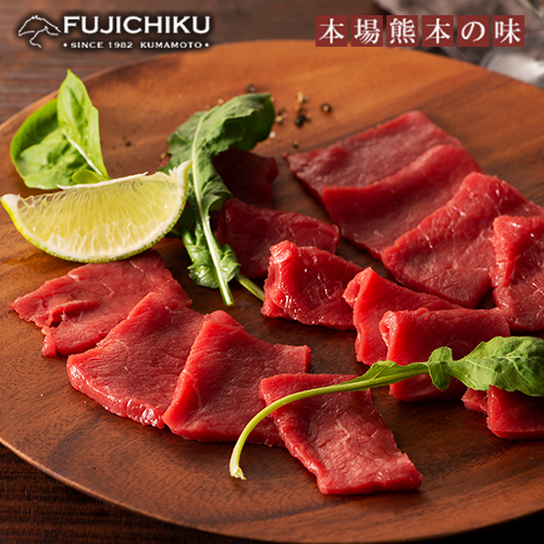 【フジチク】熊本と畜 ふじ馬刺し 赤身馬刺し3種とネギトロの詰め合わせ ふじ馬刺し 赤身 希少部位 上赤身 ロース ランプ ネギトロ 専用たれ 赤身各80g ネギトロ50g 計290g