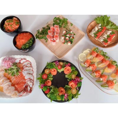 ふるさと納税 長浜市 【毎月定期便】スモークサーモン (切り落とし)100g×3パック全12回 |  | 03