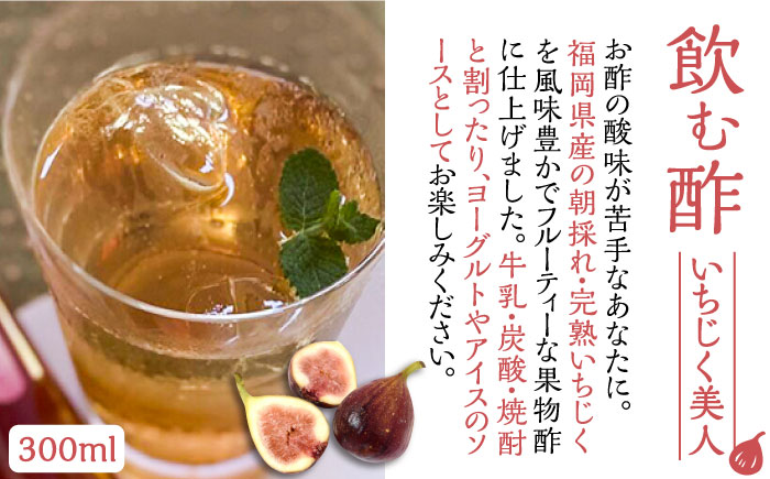 【全6回定期便】＜いちじく美人＞ 飲む酢 & ブランド果実ジャム 3種類 ( とよみつひめ / あまおう / 棚田ゆず ) セット《豊前市》【株式会社ワカヤマ】 [VBW015]